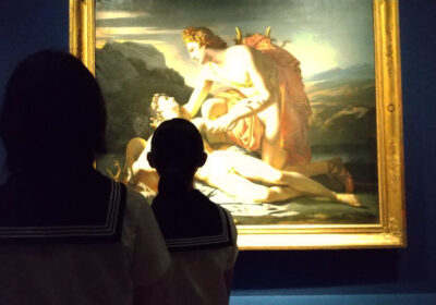 クロード=マリー・デュビュッフ「アポロンとキュパリッソス」、カルヴェ美術館