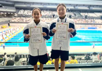 東京都中学校学年別水泳競技大会で2名の生徒が入賞しました | 東京女学