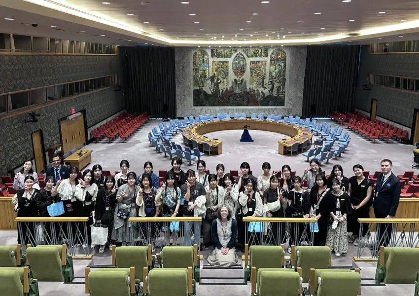 高校1年国際学級BLAST｜第9日目 ニューヨークの国連本部を訪問しました