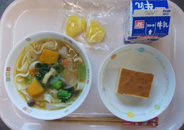 本日の給食(1/12)