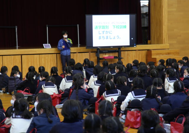 通学路別下校訓練