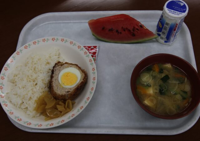 １学期最後の給食