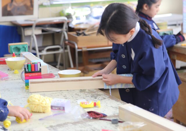 図工の授業　３年生