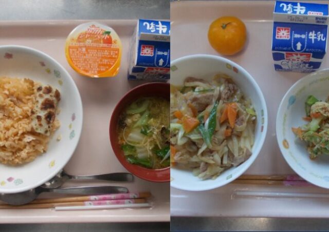 今週の給食(11/6~11/7)