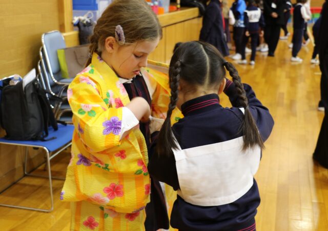 ブリティッシュスクールとの交流（2年生）